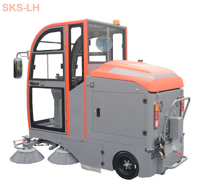 qualidade  Wholesale Hotels SKS-LH S9 Machine Clean Industrial Road Sweeper Electric Car Ride On Floor Sweeper fábrica